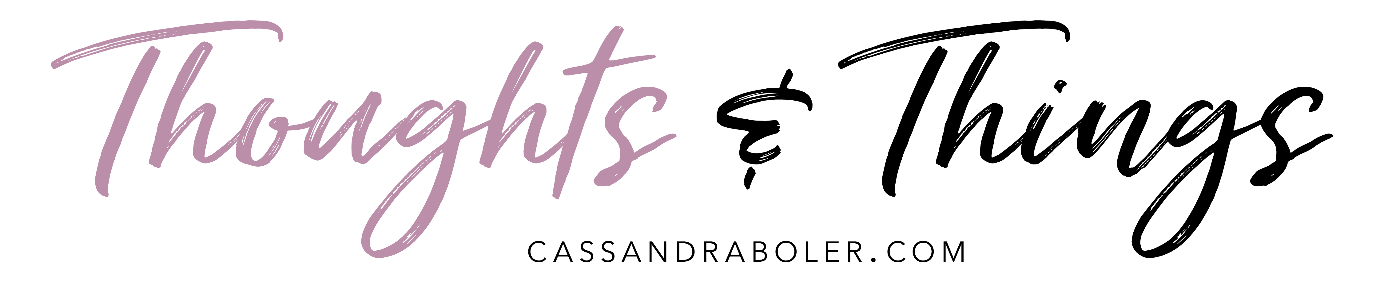thoughts and things